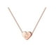 thumbnail image 1 of 26 Initial Heart Shape Alphabet Collar para Mujeres Collares de Acero Inoxidable para Mujeres A Z 26 Alphabet Initial Collares de Oro Rosa para Mujeres Niñas, 1 of 5