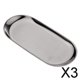 thumbnail image 1 of 3x Organizador de Bandejas de Tocador de Material Acero Inoxidable, de Almacenamiento de Anillo Bandeja de , Perfecto para Guardar Pequeñas Joya Col 3 piezas, 1 of 7