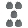 thumbnail image 3 of ZheElen Chair Pad Soft And Comfortable Cushion For Easy Cleaning And Wide Application Polyester Chair Cushion Pads Seat Cushion darkgray 5Set, 3 of 6