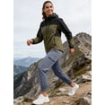 thumbnail image 5 of Hanerdun Cargo Joggers for Women Pockets Soft Workout Ankle Pants Bottoms Drawstring Elastic Waist Activewear M, 5 of 9