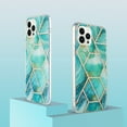 thumbnail image 2 of Case for Samsung A23 5G Shiny Geometric Marble Design Clear Bumper Glossy Case with Camera Screen Protection Anti-Fingerprint Skid Resistant, 2 of 6