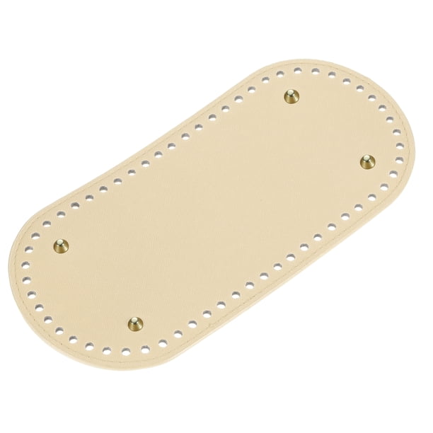 Bolsa Fondo Moldeador Almohadilla Unique Bargains 25x12cm PU Cuero Beige