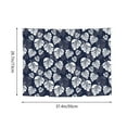 thumbnail image 6 of Kdxio White Leaves Wall Hanging Tapestries Banner For Bedroom College Dorm Home Living Room Party Decor 29X37 In, 6 of 8
