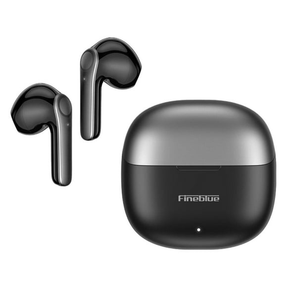 Auriculares inalámbricos intraaurales de baja latencia para fitness, negocios y oficina. Negro