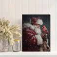 thumbnail image 2 of Santa Claus with Cardinal Canvas Wall Art 15.75x11.81 Inches, 2 of 8