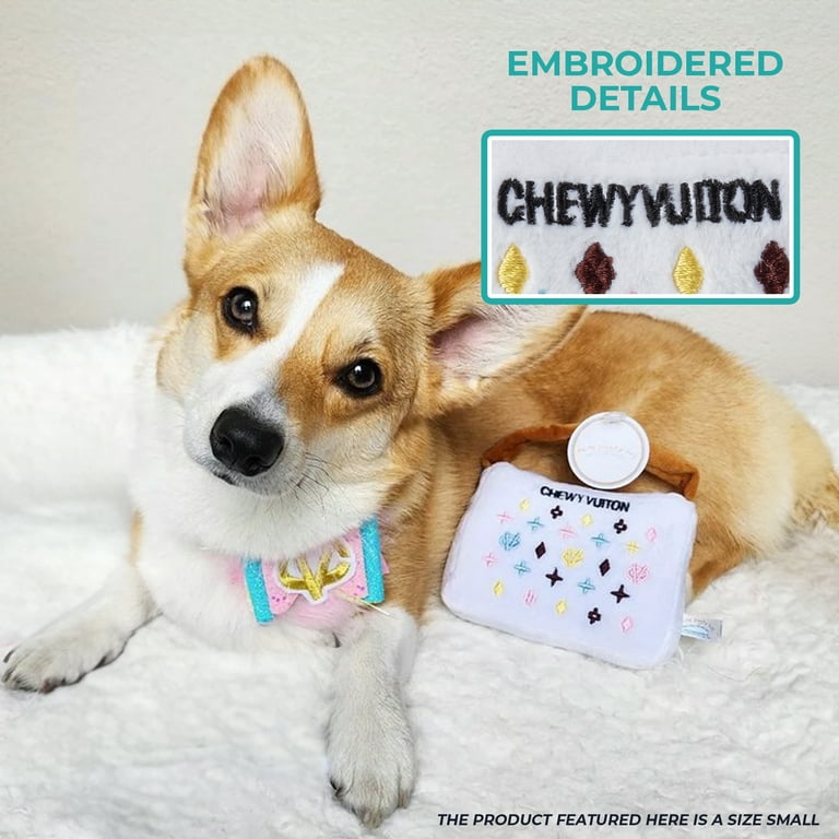 Chewy Vuiton Shoe Dog Toy  Designer Dog Accessories at