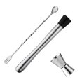 thumbnail image 1 of Matsuzay Cucharas mezcladoras de alta calidad, 3 uds./4 Uds., juego de agitación para hacer bebidas de vino de acero inoxidable para Bar, cafetería Barra de herramientas Matsuzay HA006549-00, 1 of 6