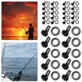 thumbnail image 4 of Portaanzuelos Pesca para Caña Pescar Soportes Seguridad para Señuelos (negro) 30 Uds., 4 of 9