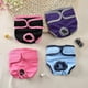 thumbnail image 1 of Pañales reutilizables para perros, pantalones fisiológicos sanitarios de algodón para mascotas, pañales para perros, color rosa, negro, azul, morado, 4 unidades, 1 of 5