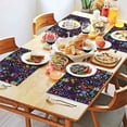 thumbnail image 2 of Pioneer Flower Floral Print Pattern Summer Placemats Table Placemats Set Of 4-Linen Kitchen Washable Placemats Table Mats 12x18 Inch Non-Slip Heat Resistant, 2 of 5