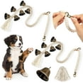 thumbnail image 1 of 2pcs Dog Doorbell, Adjustable Dog Bell For Door Potty Training Doorbells With Durable Cotton Rope, 1 of 5