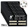 thumbnail image 4 of 20Pack Model Metal Brackets Braces 018 Slot 345 Hooks, 4 of 7