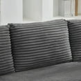 thumbnail image 6 of Modern Gray L-Shaped Cloud Sectional Sofa 106" with Right Facing Chaise (No Assembly Needed), 6 of 25