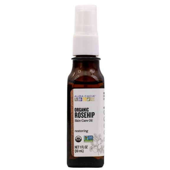 Aura Cacia Organic Rosehip Skin Care Oil -- 1 fl oz