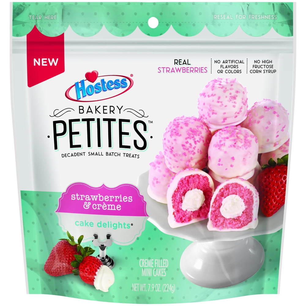 Hostess Bakery Petites Cake Delights Strawberry Crème MultiPack 7.90