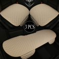 thumbnail image 1 of Accesorios para funda de asiento de coche, Protector de cojín de verano de lino, conjunto completo delantero y trasero, suministros para vehículos, Interior de coche Universal Tan Jianjun unisex, 1 of 2