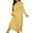 Yellow, variant on Taqqpue Long Nightgowns for Women Casual Soft Cotton Comfortable Lightweight Long-Sleeve Ladies Night Dresses Loose Fit Plus Size Sleepshirts Home Wear Pajamas for Women
