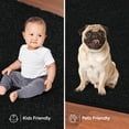 thumbnail image 6 of Furnish My Place Black 4' x 26' Solid Color Rug Runner, Made In Usa, Living Room, Indoor, 6 of 12