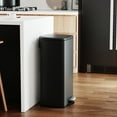 thumbnail image 4 of Innovaze 8 Gal./30 Liter Rectangular step-on Trash Can for Kitchen, Office (Matt Black), 4 of 8