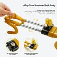 thumbnail image 4 of Steering Wheel Lock,Heavy Duty Anti-Theft Device and Car Security Lock with Adjustable Lock,Excellent Vehicle Deterrent, 4 of 5