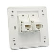 thumbnail image 3 of Wall Socket Plate Network Ethernet LAN CAT6 Outlet NEW Panel Faceplate T2V6, 3 of 9
