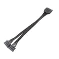 thumbnail image 3 of lanema Sata Power Splitter, 15 Pin Sata Male to Dual 15 Pin Female Power Y Splitter Cable Adapter for Hard Drive HDD SSD, 3 of 13