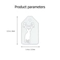 thumbnail image 2 of MasteelfCA 6PCS/Set Tag Die Cuts Carbon Steel Cutting Dies Embossing Crafts Mold, 2 of 7