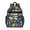 Black-97, variant on Meditation-Inspired Waterproof Backpack - Spine-Protecting Ergonomic School Bag with Psychedelic Mandala Print, Adjustable Lightweight Travel Backpack for Daily Commuters