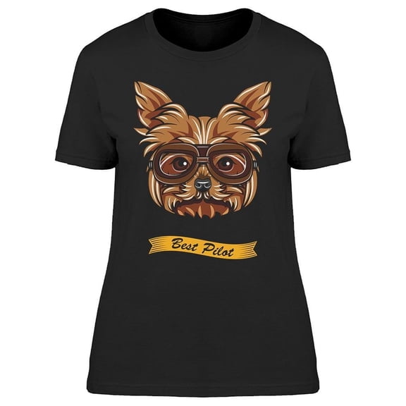 Yorkshire Terrier Pilot Tee Women's -Image by Shutterstock