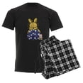 thumbnail image 6 of CafePress - Japanese Style Rabbit With Purse Pajamas - Men's Dark Loose Fit Cotton Pajama Set, 6 of 7