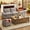 Beige, variant on Bonzy Home Sofa Set L-Shaped Sofa with Recliner, Living Room Sleeper Set, 3 Seats, Chenille Double Cushions 108” Wide, Gray