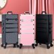 thumbnail image 2 of Maleta de maquillaje con ruedas profesional de 2/3/4 capas, carrito portátil para cosméticos, caja de equipaje, tatuaje de uñas, bordado, caja de herramientas de belleza, 2 of 4