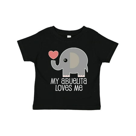 

Inktastic My Abuelita Loves Me Gift Toddler Boy or Toddler Girl T-Shirt