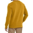 thumbnail image 2 of Men's V-Neck Knit Sweater Long Sleeve Solid Color Slim Fit Casual Pullover, 2 of 5