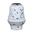 thumbnail image 2 of Haiem Cute Farm Cow Baby Nursing Cover & Nursing Poncho - Multi Use Cover for Baby Car Seat Canopy, Stroller Cover, 360°Full Privacy Breastfeeding Coverage, 2 of 9