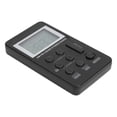 thumbnail image 3 of Radio profesional QQT103 Mini receptor estéreo portátil FM/AM con pantalla LCD y auriculares Negro, 3 of 12
