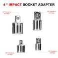 thumbnail image 2 of Yeacher 16pcs Drive Tool Socket Adapters Accessory Set Includes 9pcs Extensions Rod 3pcs Universal Joints 4pcs Impact Socket Set Professional Adapters Accessories Kit, 2 of 5