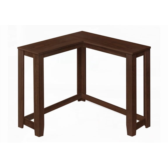 Modern Accent Table for Narrow Spaces - Brown Laminate, 35.5"x11.75"x32", Contemporary Design