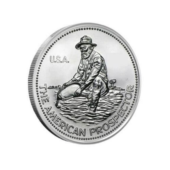 1 Oz Engelhard Prospector Silver Round  (Random Year)