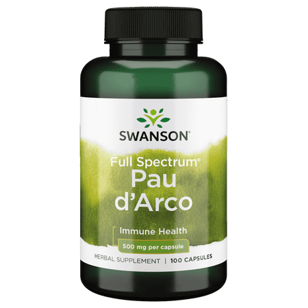 Swanson Pau d'Arco 500 mg 100 Capsules