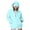 Light Blue Hoodie for Girls, variant on AINIYS Boys Girls Cardigan Sweatshirt Solid Color Casual Zipper Sweatshirt Cardigan Hoodie with Eye Mask and Zipper Girls' Tops Purple 5 Years