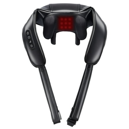 RUTAWZ Neck and Shoulder Massager with Heat - Shiatsu Deep Tissue Massage, Cordless & Portable
