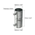 thumbnail image 2 of Uxcell EMT Coupling, 22mm(7/8") Set Screw Coupling 57mm Conduit Fittings 0.7mm Thick, 10 Pack, 2 of 5