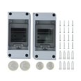 thumbnail image 1 of Pack Of 2 for Mounted Fuse Boxes Ht-3,Ip65- Row Small Distribution Box 3 Module, 1 of 9