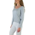 thumbnail image 4 of ToBeInStyle Women's Long Sleeve Round Crew Neck T-Shirt, 4 of 7