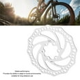 thumbnail image 4 of Durable Steel Mountain Bike Disc Brake Rotor Enhanced Braking Power Suitable For Mountain And Road Bikes, 4 of 8