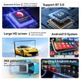 thumbnail image 4 of MOOKAKA 12.3"+12.3" Smart Display Radio Audio Media Player for BMW Z4 2009-2017 Models Universal Car Navigation GPS Upgrade Headunit Android Replacement HD Screen Carplay Accessories, 4 of 18