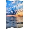thumbnail image 7 of Oriental Furniture 6 ft. Tall Double Sided Sunrise Room Divider - 3 Panel, 7 of 7