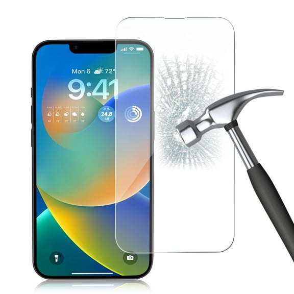 Liwarace HD Tempered Glass Screen Protector for iPhone 14 Plus