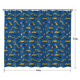 thumbnail image 5 of Cartoon Construction Vehicles Traffic Signs Shower Curtain 84"x72" ,Bathroom Decorative Shower Curtains Set with 12 Hooks,Modern Waterproof Washable Shower Curtain, 5 of 6